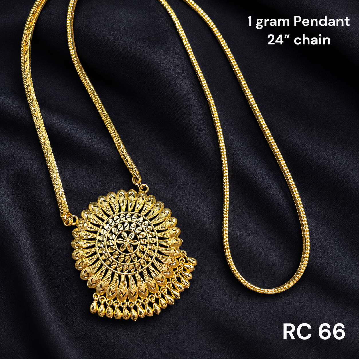 Pendant With Chain 24"