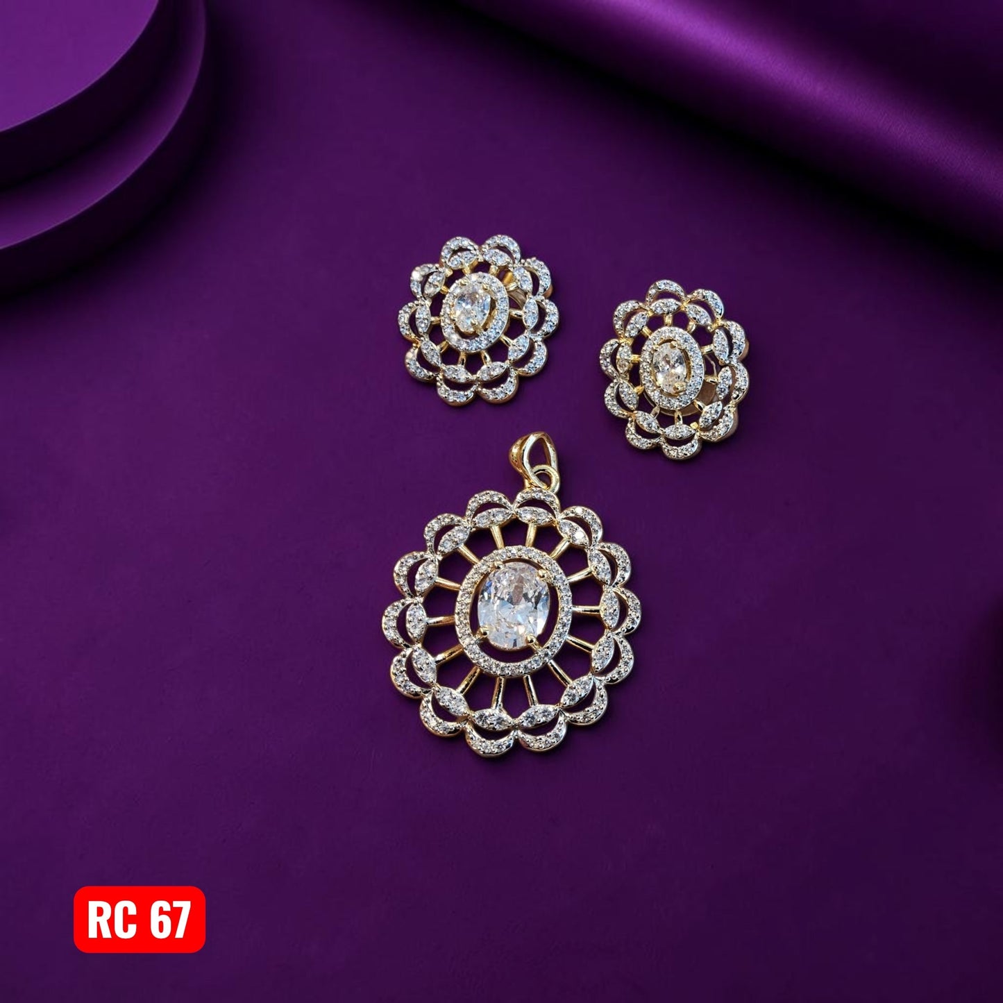 Flower Pendant set