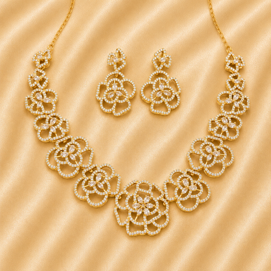 RoseHalo Neckset
