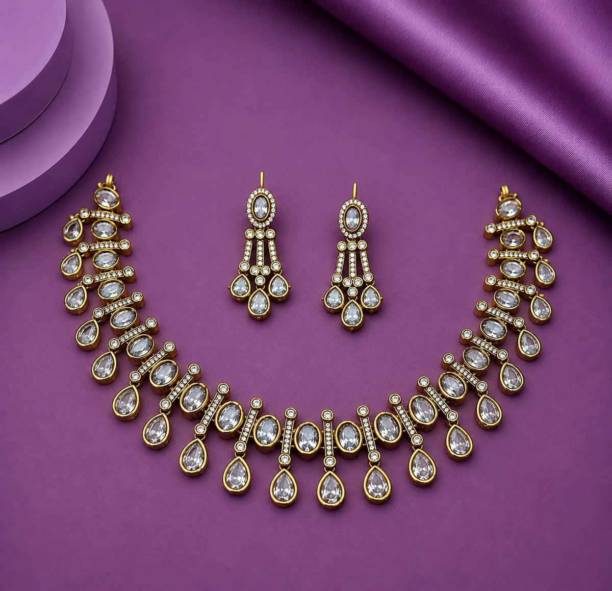 Cute Droplet Hanging Neckset