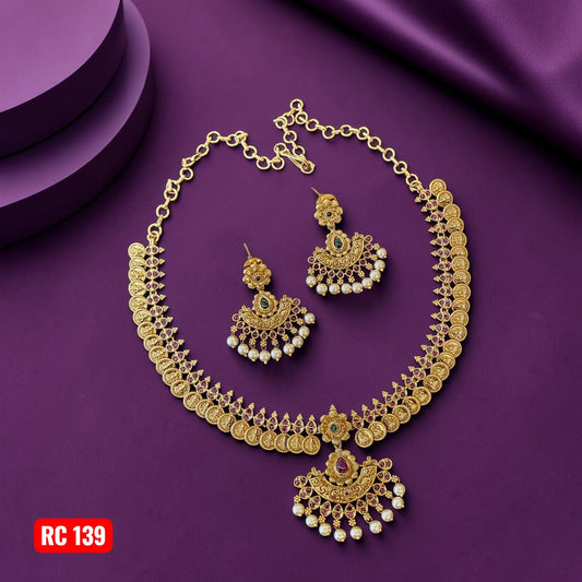 Antique coin Neckset