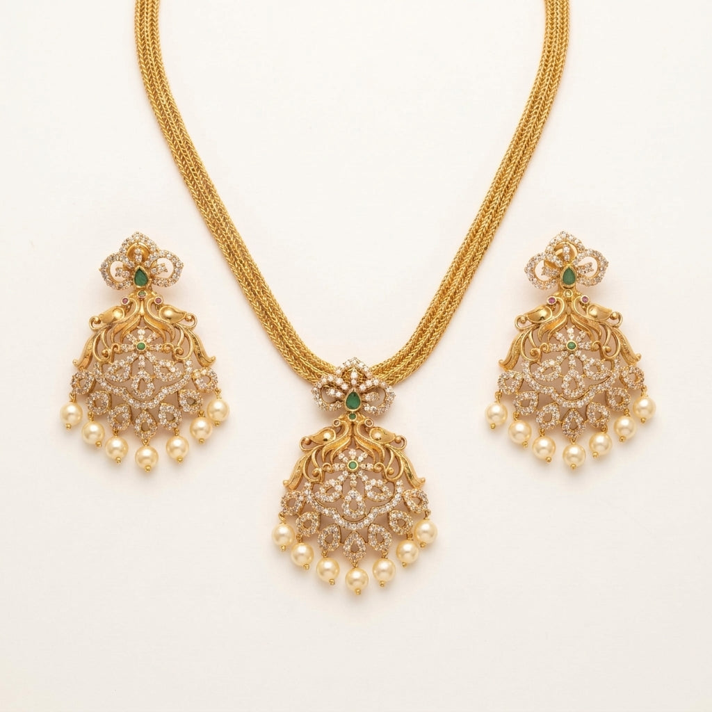 Akshaya Peacock Charm