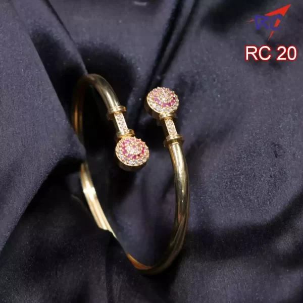 Gold Finish ball design Bracelet - Image 4