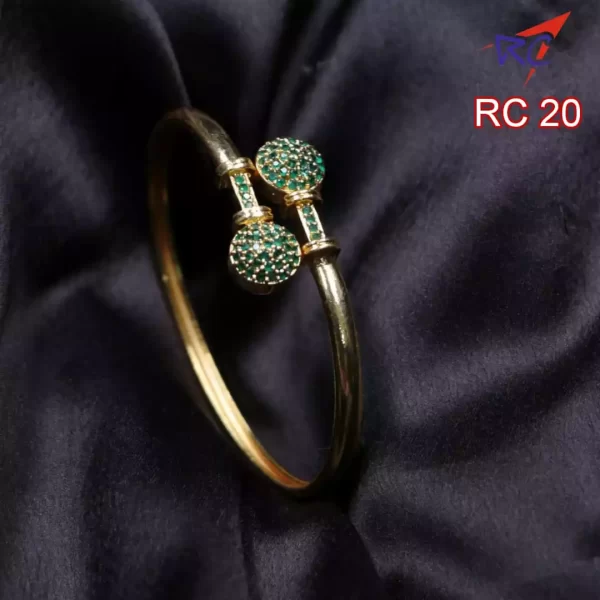Gold Finish ball design Bracelet