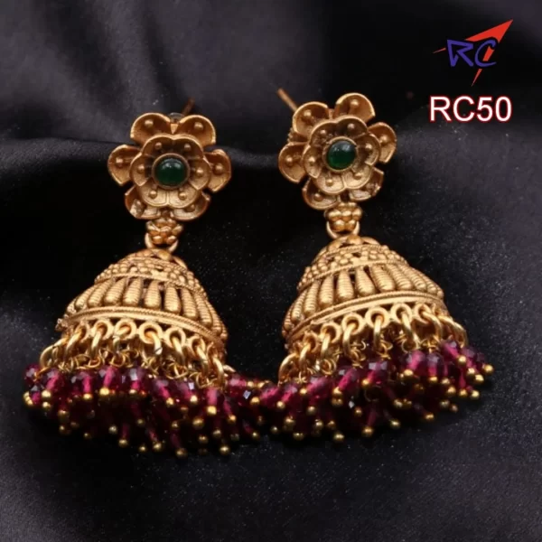 Antique finish floral with traditional design jimikki