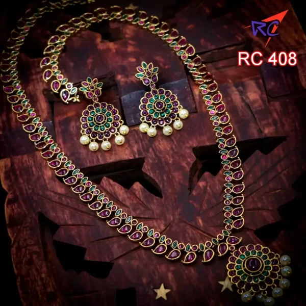 Antique finish Kemp stone Manga haram set