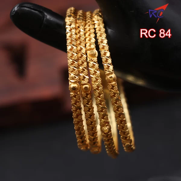 Gold Forming light weight pipe design Bangle