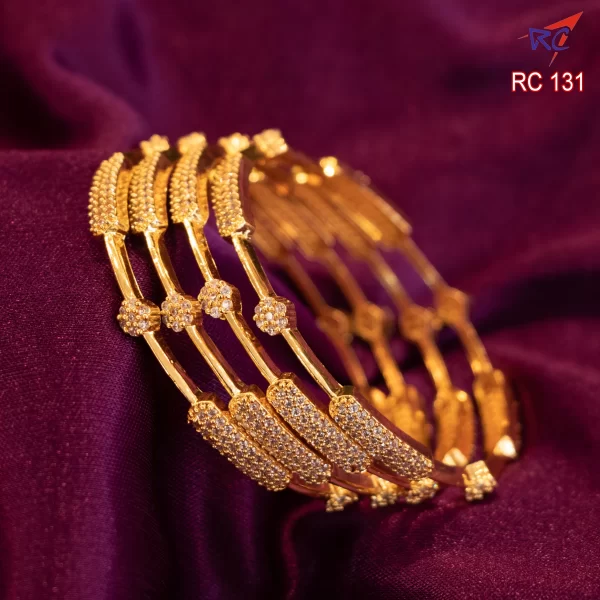 Mat Finish Trendy AD stone Bangles