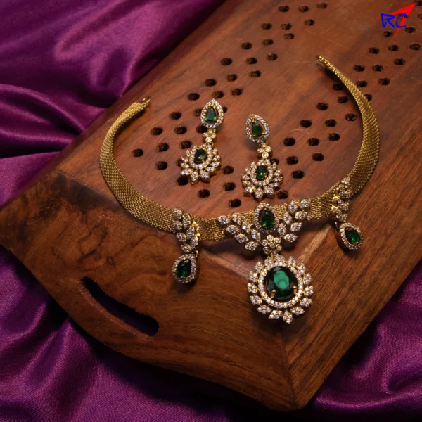 Victorian Finish Traditional Style Attigai Necklace - Image 4